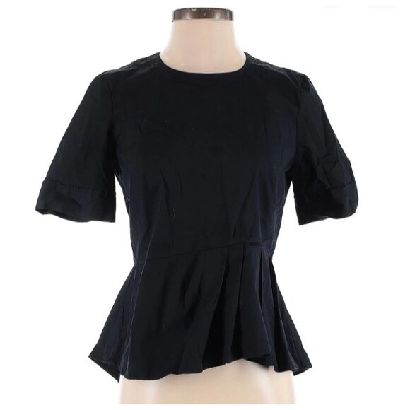 Veronica Beard Tops - Veronica Beard Jeans Black Puff Sleeve Cotton Top sz 4